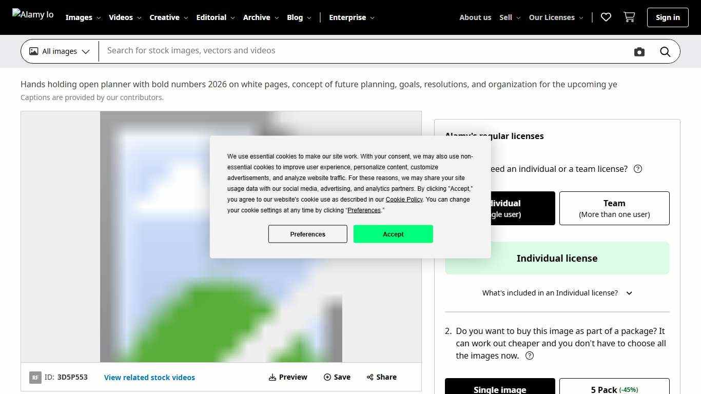 Hands holding open planner with bold numbers 2026 on white pages, concept of future planning, goals, resolutions, and organization for the upcoming ye Stock Photo - Alamy